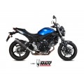MIVV Slip-on, Oval Carbon, Standard Exhaust For Suzuki SV 650 / X 2016-2022 MIVV Slip-on, Oval Carbon, Standard Exhaust For Suzuki SV 650 / X 2016-2022