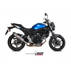 MIVV Slip-on, Oval Titan, Standard Exhaust For Suzuki SV 650 / X 2016-2022