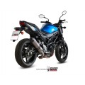 MIVV Slip-on, Oval Titan, Standard Exhaust For Suzuki SV 650 / X 2016-2022 MIVV Slip-on, Oval Titan, Standard Exhaust For Suzuki SV 650 / X 2016-2022