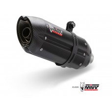 MIVV Slip-on, Suono Black, Standard Exhaust For Suzuki GSX-S 750 2017-2020