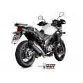 MIVV Full System 2x1, Oval Titan, Standard Exhaust For Suzuki DL V-Strom 650 / XT 2017-2022