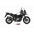 MIVV Full System 2x1, Speed Edge Black, Standard Exhaust For Suzuki DL V-Strom 650 / XT 2017-2022 MIVV Full System 2x1, Speed Edge Black, Standard Exhaust For Suzuki DL V-Strom 650 / XT 2017-2022