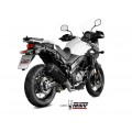 MIVV Full System 2x1, Speed Edge Black, Standard Exhaust For Suzuki DL V-Strom 650 / XT 2017-2022 MIVV Full System 2x1, Speed Edge Black, Standard Exhaust For Suzuki DL V-Strom 650 / XT 2017-2022