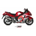 MIVV 2 Slip-on, Oval Titanium, Standard Exhaust For Suzuki Hayabusa 2008-2017 MIVV 2 Slip-on, Oval Titanium, Standard Exhaust For Suzuki Hayabusa 2008-2017
