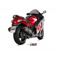 MIVV 2 Slip-on, Oval Titanium, Standard Exhaust For Suzuki Hayabusa 2008-2017 MIVV 2 Slip-on, Oval Titanium, Standard Exhaust For Suzuki Hayabusa 2008-2017