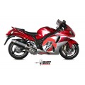 MIVV 2 Slip-on, Speed Edge Black, Standard Exhaust For Suzuki Hayabusa 2008-2017 MIVV 2 Slip-on, Speed Edge Black, Standard Exhaust For Suzuki Hayabusa 2008-2017