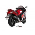 MIVV 2 Slip-on, Speed Edge Black, Standard Exhaust For Suzuki Hayabusa 2008-2017 MIVV 2 Slip-on, Speed Edge Black, Standard Exhaust For Suzuki Hayabusa 2008-2017