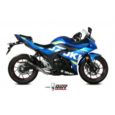 MIVV Slip-on, GPpro Black, Standard Exhaust For Suzuki GSX 250 R 2017-2020