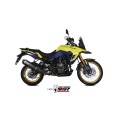 MIVV Slip-on, Speed Edge Staninless Steel Black, Standard Exhaust For Suzuki V-Strom 800 DE / SE 2023-2024 MIVV Slip-on, Speed Edge Staninless Steel Black, Standard Exhaust For Suzuki V-Strom 800 DE / SE 2023-2024