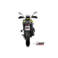 MIVV Slip-on, Speed Edge Staninless Steel Black, Standard Exhaust For Suzuki V-Strom 800 DE / SE 2023-2024 MIVV Slip-on, Speed Edge Staninless Steel Black, Standard Exhaust For Suzuki V-Strom 800 DE / SE 2023-2024