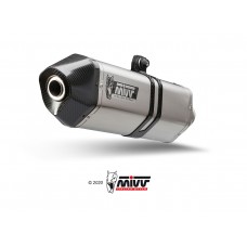 MIVV Slip-on, Speed Edge Stainless Steel, Standard Exhaust For Suzuki V-Strom 800 DE / SE 2023-2024