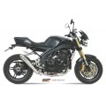 MIVV Slip-on, X-cone Stainless Steel, Low Down Exhaust For Triumph Speed Triple 1050 2005-2006 MIVV Slip-on, X-cone Stainless Steel, Low Down Exhaust For Triumph Speed Triple 1050 2005-2006