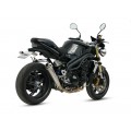 MIVV Slip-on, X-cone Stainless Steel, Low Down Exhaust For Triumph Speed Triple 1050 2005-2006 MIVV Slip-on, X-cone Stainless Steel, Low Down Exhaust For Triumph Speed Triple 1050 2005-2006