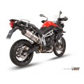 MIVV Slip-on, Oval Titan, Standard Exhaust For Triumph Tiger 800 XC / XR / XRx / XCx 2011-2016 MIVV Slip-on, Oval Titan, Standard Exhaust For Triumph Tiger 800 XC / XR / XRx / XCx 2011-2016