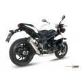 MIVV Slip-on, Ghibli Stainless Steel, Low Down Exhaust For Triumph Speed Triple 1050 2011-2015 MIVV Slip-on, Ghibli Stainless Steel, Low Down Exhaust For Triumph Speed Triple 1050 2011-2015