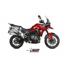 MIVV Slip-on, Oval Carbon, Standard Exhaust For Triumph Tiger 900 2021-2022