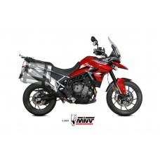 MIVV Slip-on, Speed Edge Black, Standard Exhaust For Triumph Tiger 900 2021-2022