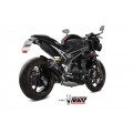 MIVV Slip-on, Delta Race Black, Standard Exhaust For Triumph Speed Triple R / S / RS 2018-2020 MIVV Slip-on, Delta Race Black, Standard Exhaust For Triumph Speed Triple R / S / RS 2018-2020