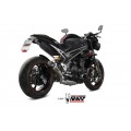 MIVV Slip-on, X-M5 Titanium, Standard Exhaust For Triumph Speed Triple R / S / RS 2018-2020