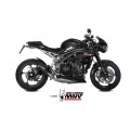 MIVV Slip-on, MK3 Carbon, Standard Exhaust For Triumph Speed Triple R / S / RS 2018-2020 MIVV Slip-on, MK3 Carbon, Standard Exhaust For Triumph Speed Triple R / S / RS 2018-2020