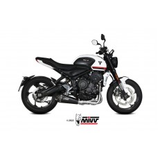MIVV Full System 3x1, Delta Race Black, Standard Exhaust For Triumph Trident 660 2021-2022