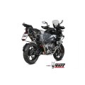 MIVV Slip-on, Dakar Black Stainless Steel, Standard Exhaust For Triumph Tiger 1200 2021-2024