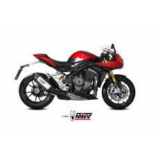 MIVV Slip-on, SR-1 Titanium, Standard Exhaust For Triumph Speed Triple 1200 RR 2021-2023