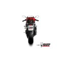 MIVV Slip-on, SR-1 Black Titanium, Standard Exhaust For Triumph Speed Triple 1200 RR 2021-2023