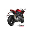 MIVV Slip-on, SR-1 Titanium, Standard Exhaust For Triumph Speed Triple 1200 RR 2021-2023 MIVV Slip-on, SR-1 Titanium, Standard Exhaust For Triumph Speed Triple 1200 RR 2021-2023