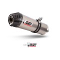 MIVV 2 Slip-on, Oval Titan, Sub-code/Underseat Exhaust For Ducati 848 07-13, 1098 07-11, 1198 09-12