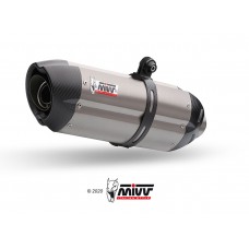 MIVV 2 Slip-on, Suono Titanium, Sub-code/Underseat Exhaust For Ducati 848 07-13, 1098 07-11, 1198 09-12