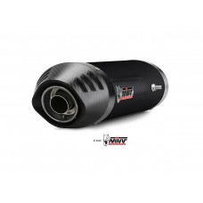 MIVV Slip-On, Oval Carbon, Sub-code/Underseat Exhaust For Honda CBR 600 RR 2003-2004