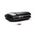 MIVV 2 Slip-on, Suono Black, Sub-code/Underseat Exhaust For Yamaha FZ6 / FZ6 Fazer 2004-2011
