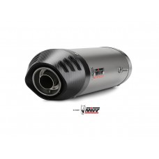 MIVV 2 Slip-on, Oval Titanium, Sub-code/Underseat Exhaust For Yamaha YZF-R1 2004-2006
