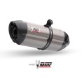 MIVV 2 Slip-on, Suono Titanium, Sub-code/Underseat Exhaust For Yamaha YZF-R1 2007-2008