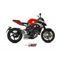 MIVV Slip-on, Speed Edge Stainless Steel, Standard Exhaust For MV Agusta Brutale 800 RR 2017-2020 MIVV Slip-on, Speed Edge Stainless Steel, Standard Exhaust For MV Agusta Brutale 800 RR 2017-2020