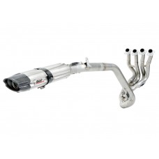 MIVV Full System 4x2x1, Suono Stainless Steel, Sub-code/Underseat Exhaust For Honda CBR 600 RR 2007-2012