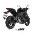 MIVV Full System 2x1, MK3 Black, Standard Exhaust For Yamaha YZF R25/YZF R3 15-20, MT-03 16-22