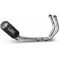 MIVV Full System 2x1, MK3 Black, Standard Exhaust For Yamaha YZF R25/YZF R3 15-20, MT-03 16-22