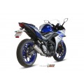 MIVV Full System 2x1, MK3 Stainless Steel, Standard Exhaust For Yamaha YZF R25/YZF R3 15-20, MT-03 16-22