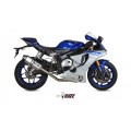 MIVV Full System 4x2x1, Speed Edge Stainless Steel, Standard Exhaust For Yamaha YZF-R1 2015-2022 MIVV Full System 4x2x1, Speed Edge Stainless Steel, Standard Exhaust For Yamaha YZF-R1 2015-2022