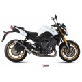 MIVV Slip-on, GP Black, Standard Exhaust For Yamaha FZ8 / Fazer 8 2010-2016 MIVV Slip-on, GP Black, Standard Exhaust For Yamaha FZ8 / Fazer 8 2010-2016