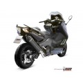 MIVV Full System 2x1, Stronger Black, Standard Exhaust For Yamaha T-Max 530 2012-2016 MIVV Full System 2x1, Stronger Black, Standard Exhaust For Yamaha T-Max 530 2012-2016