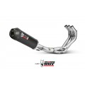 MIVV Full System 3x1, Oval Carbon, Standard Exhaust For Yamaha MT-09 / FZ-09 2013-2020