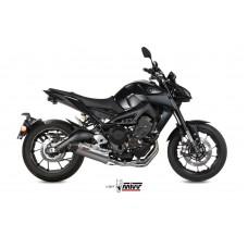 MIVV Full System 3x1, Oval Titanium, Standard Exhaust For Yamaha MT-09 / FZ-09 2013-2020