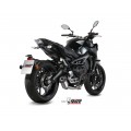 MIVV Full System 3x1, Oval Titanium, Standard Exhaust For Yamaha MT-09 / FZ-09 2013-2020