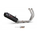 MIVV Full System 2x1, Oval Carbon, Standard Exhaust For Yamaha MT-07 / FZ-07 2014-2022