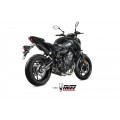 MIVV Full System 2x1, Delta Race Black, Standard Exhaust For Yamaha MT-07 / FZ-07 2014-2022 MIVV Full System 2x1, Delta Race Black, Standard Exhaust For Yamaha MT-07 / FZ-07 2014-2022