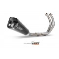 MIVV Full System 2x1, Delta Race Black, Standard Exhaust For Yamaha MT-07 / FZ-07 2014-2022 MIVV Full System 2x1, Delta Race Black, Standard Exhaust For Yamaha MT-07 / FZ-07 2014-2022