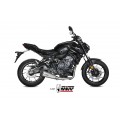 MIVV Full System 2x1, Delta Race Stainless Steel, Standard Exhaust For Yamaha MT-07 / FZ-07 2014-2022 MIVV Full System 2x1, Delta Race Stainless Steel, Standard Exhaust For Yamaha MT-07 / FZ-07 2014-2022